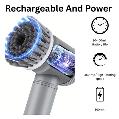 Housio Electric Spin Scrubber, Efficient & Powerful & Easy